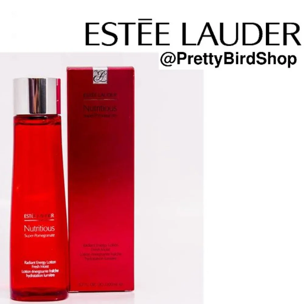 Estee Lauder INTENSE MOIST Radiant Energy Lotion 6.7 oz NIB Nutritious Pomegrant